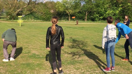 Klimpark Uden header frisbee