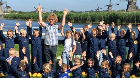 Kinderdijk header groepsfoto