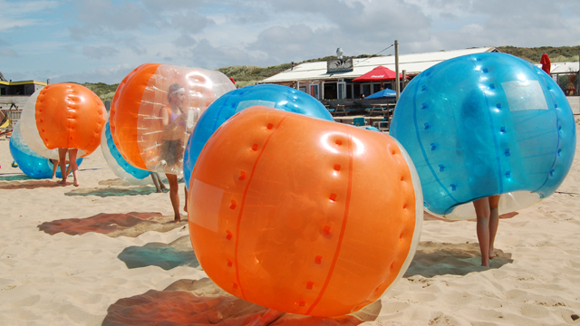DownUnderBeach bubblevoetbal