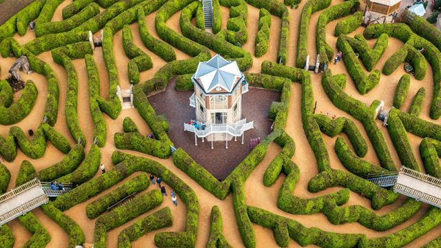 Kloster Heidberg labyrinth