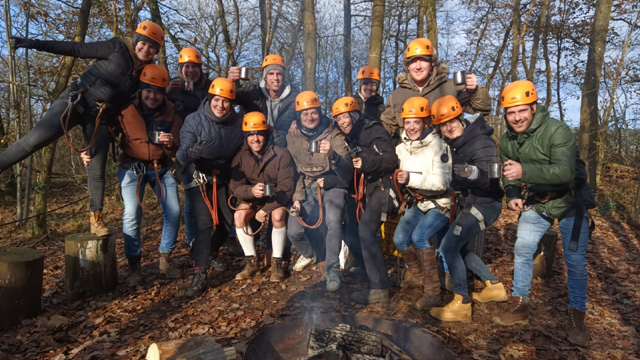 Brandsport groepsfoto